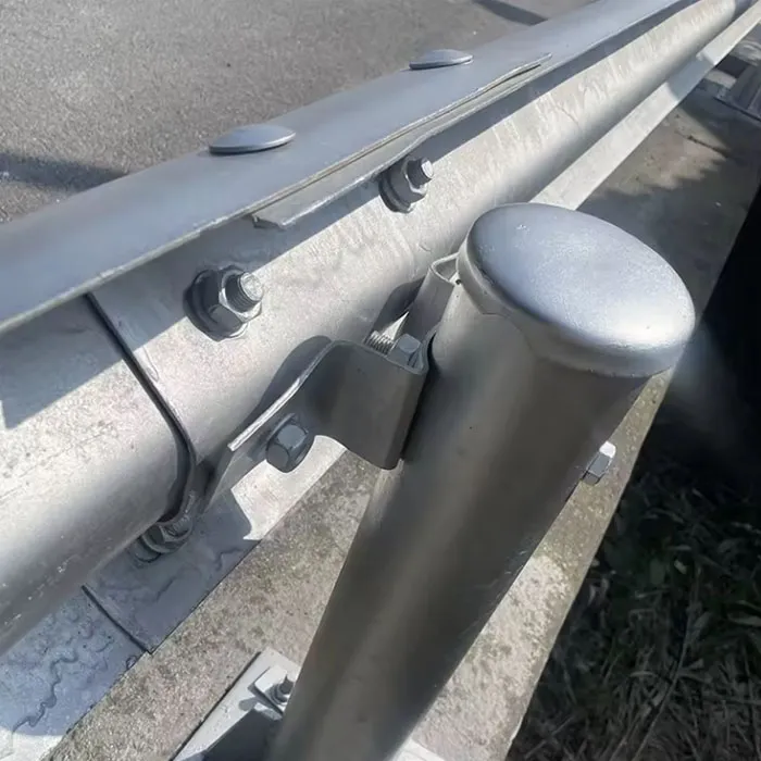 High Quality Highway Guardrail Round Post Cap Silver 140*150mm Hot Dipped Galvanized Q235 Steel Circular Post Cap For Guardrails