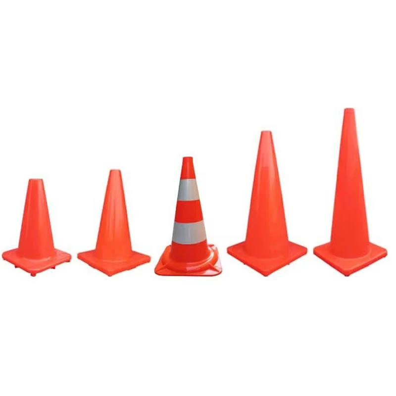 Ding Wang High Quality And High Elasticity Road Construction Traffic Flexible PVC Safety Traffic Cone