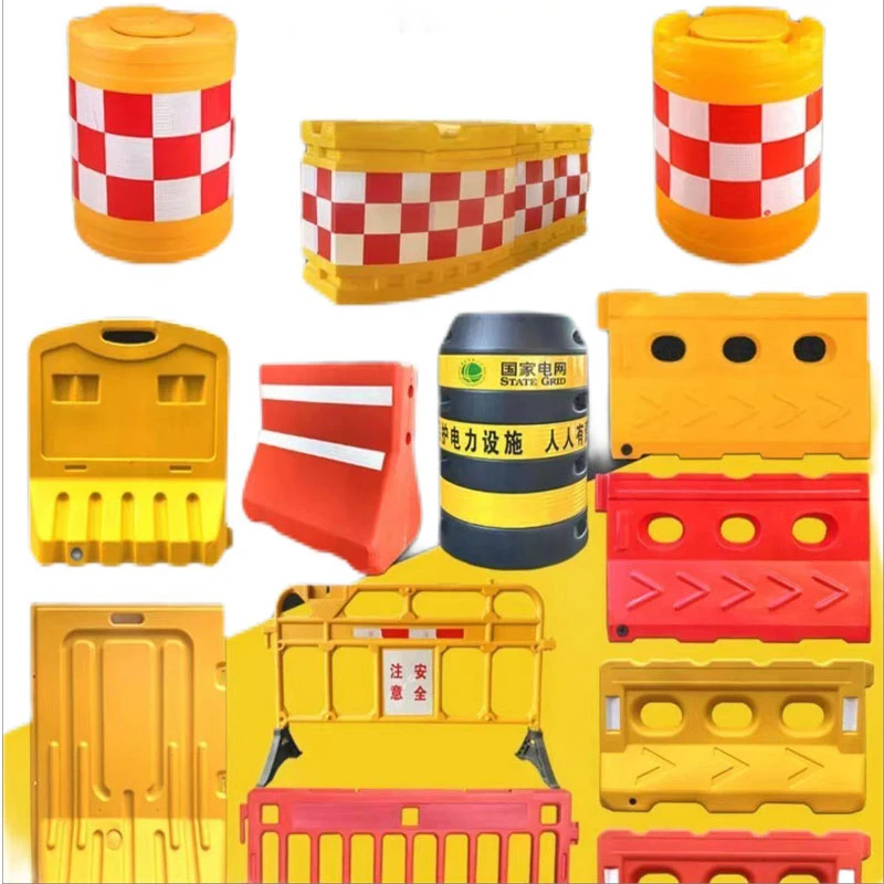 Height1000mm Water Filled Traffic Barriers Trafitambos Roadblock Trafi Tambos Traffic Drum Stackable