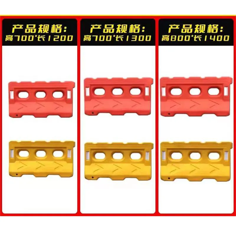 Height1000mm Water Filled Traffic Barriers Trafitambos Roadblock Trafi Tambos Traffic Drum Stackable