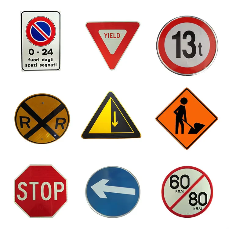 Aluminum Reflective Custom Warning Road Safety Vintage Plaques Metal Signs Traffic Signs