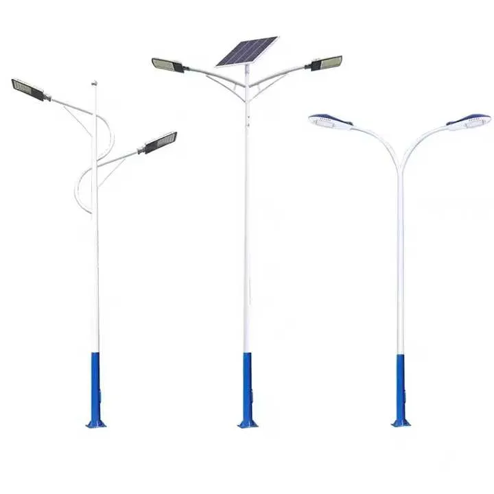 Outdoor Galvanized Q235 Street Light Pole 4m 5m 6m 7m 8m 9m 10m 12m Cast Aluminum Street Light Pole